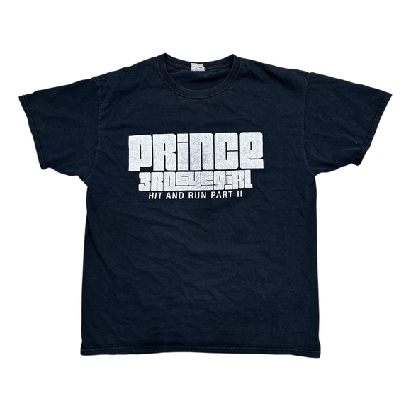 Prince 3rdEyeGirl Hit & Run Part 2 Toronto 2015 Tour Music Band T Shirt Mens XL - Picture 2 of 10